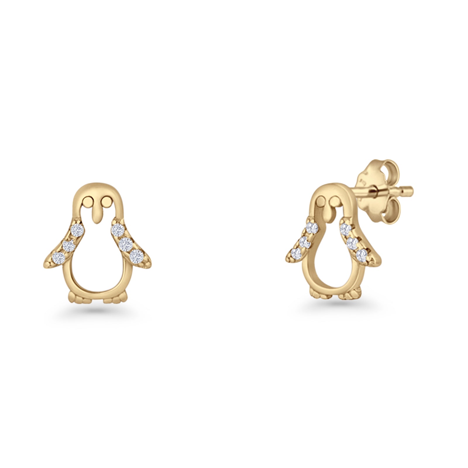 Penguin Stud Earring