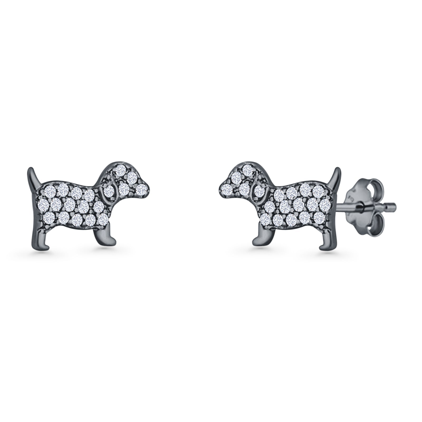 Puppy Dog Stud Earrings