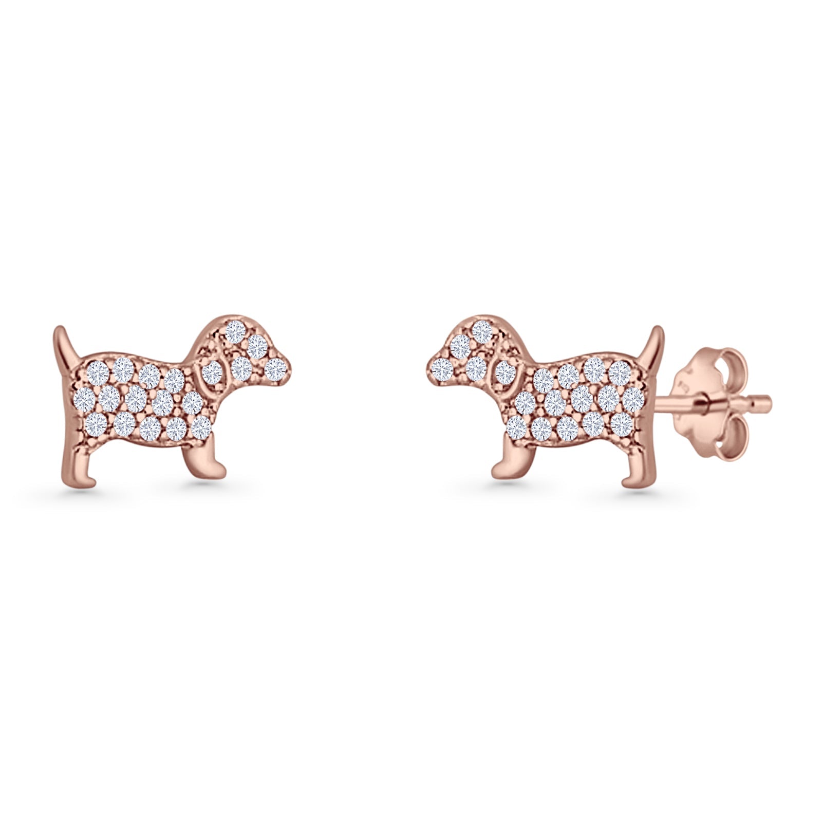 Puppy Dog Stud Earrings