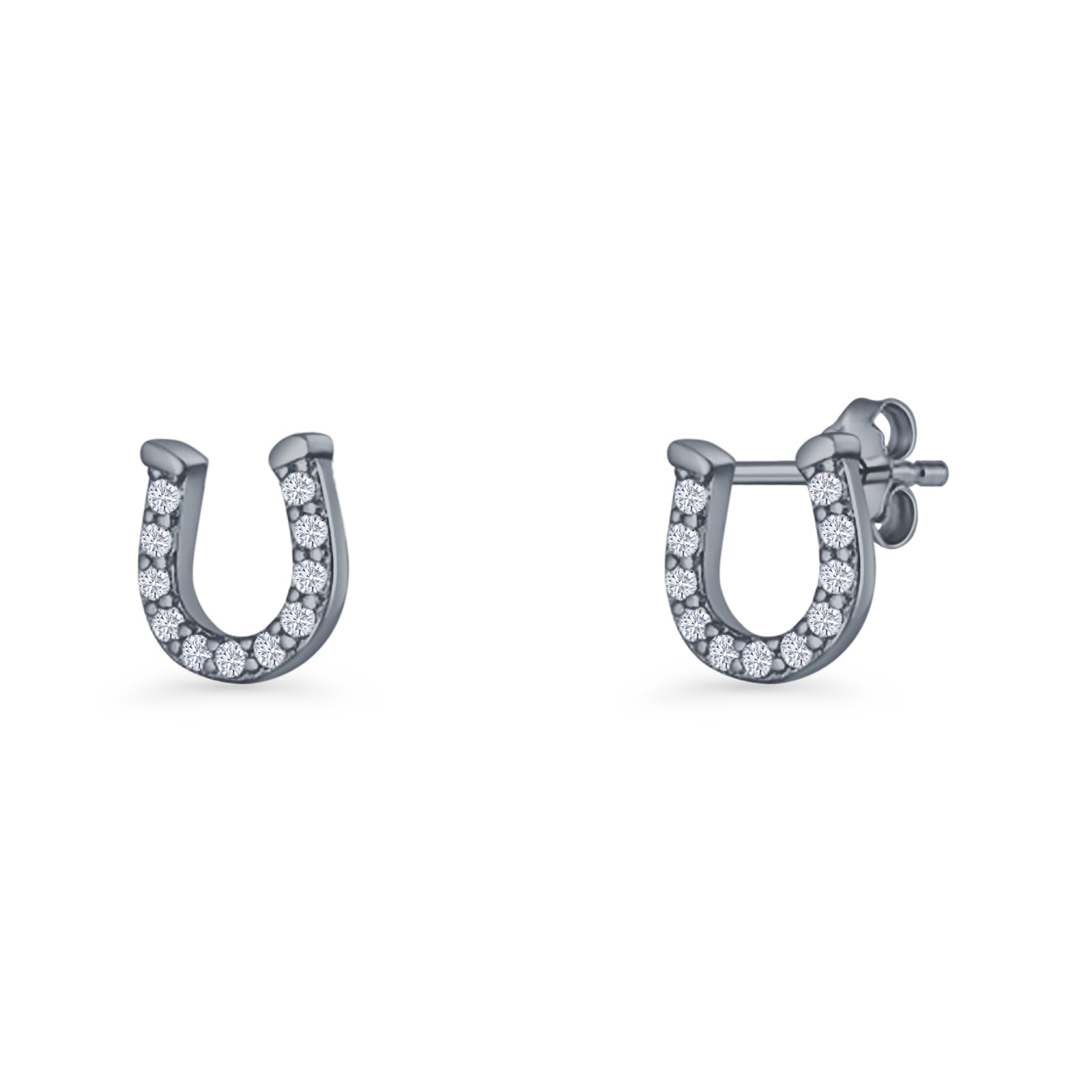 Horseshoe Stud Earrings