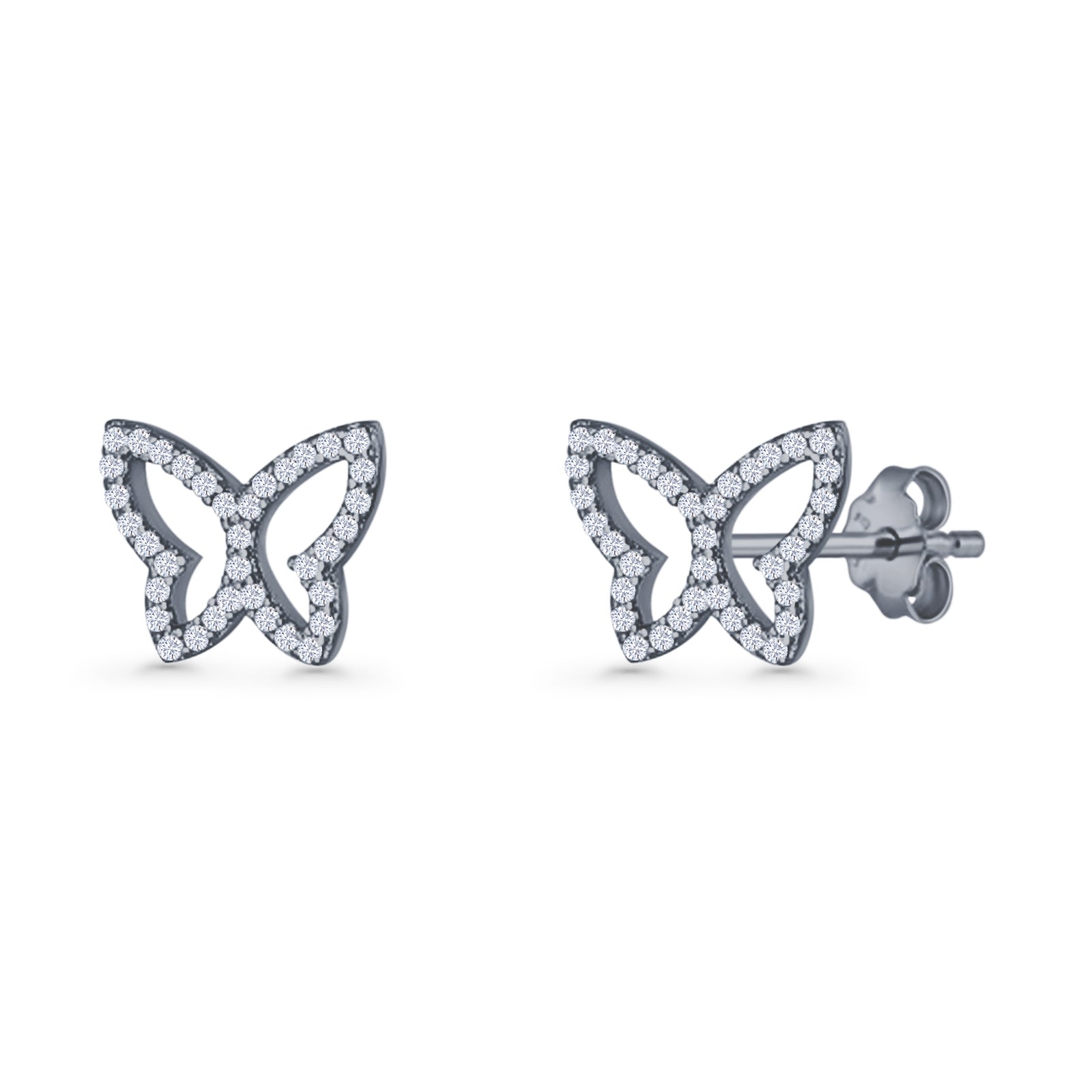 Butterfly Wings Stud Earrings