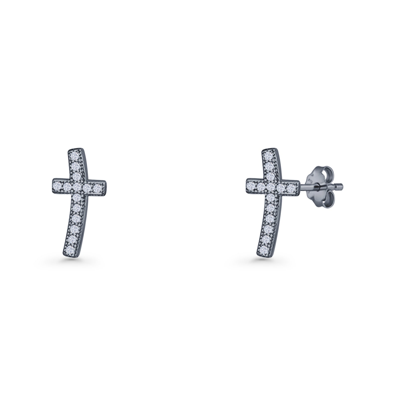 Cross Stud Earrings