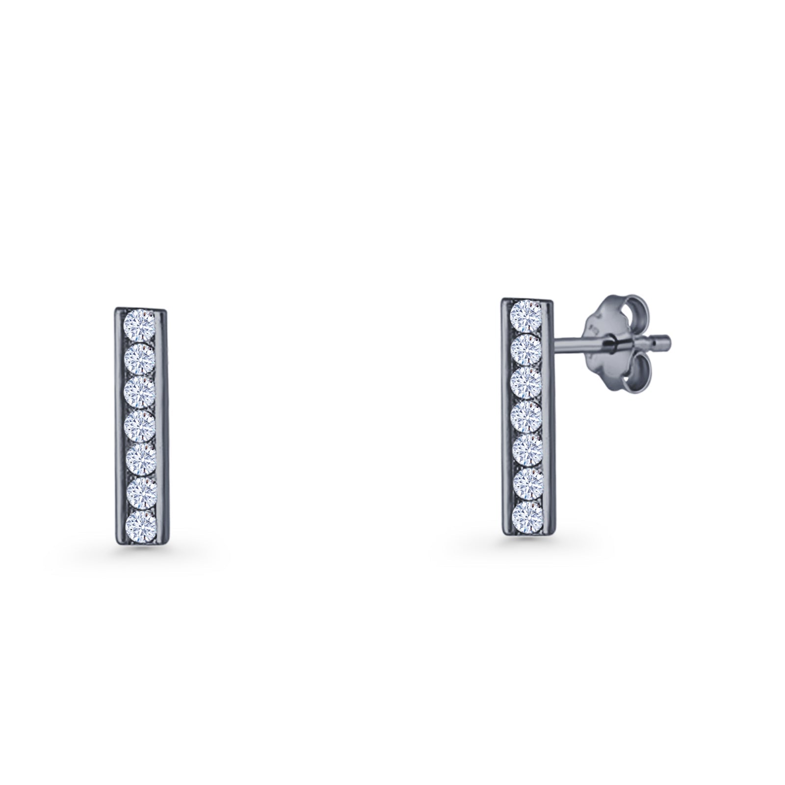 Bar Stud Earrings