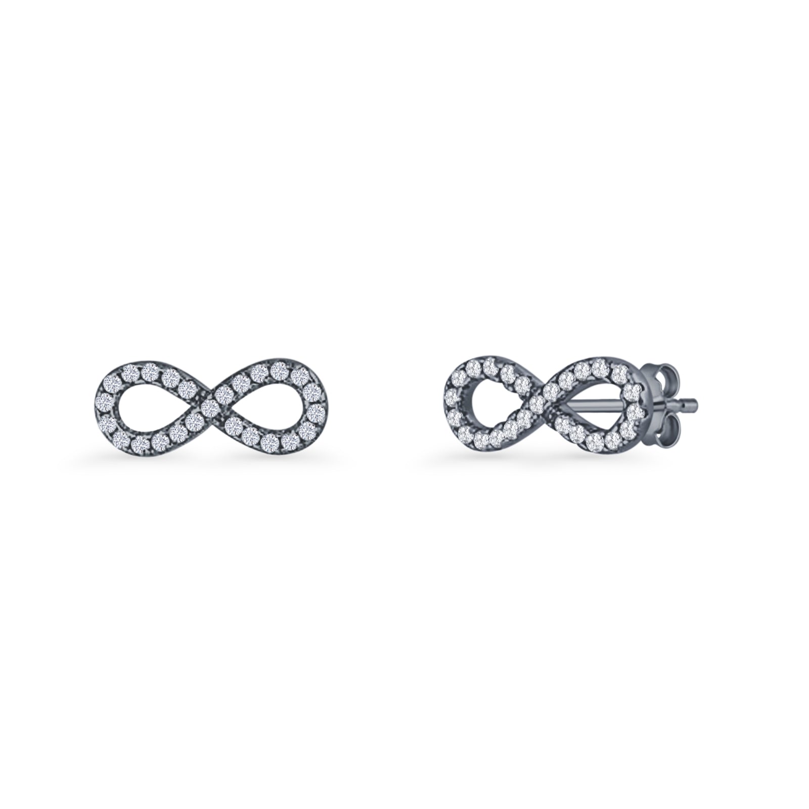 Infinity Stud Earrings