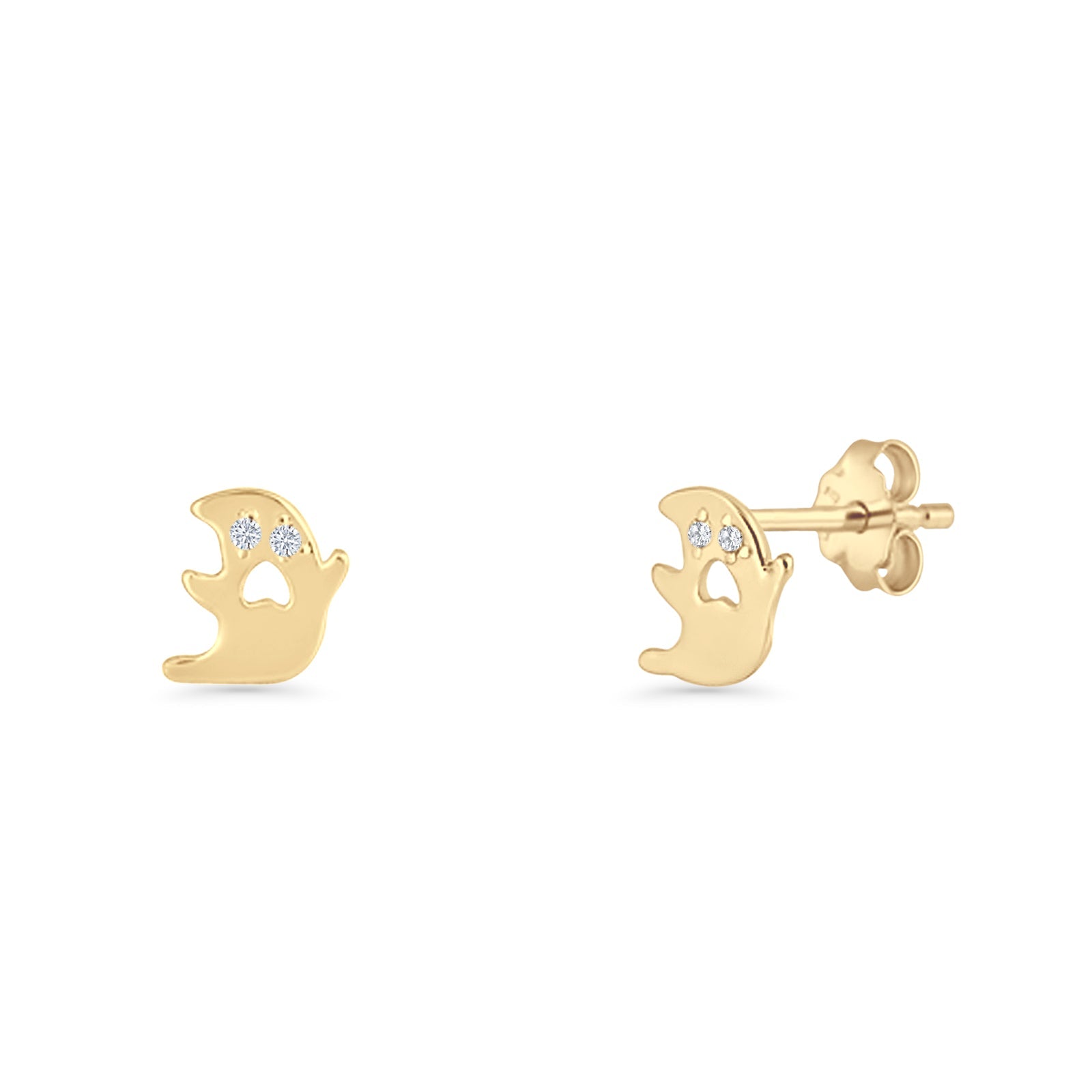 Ghost Stud Earrings
