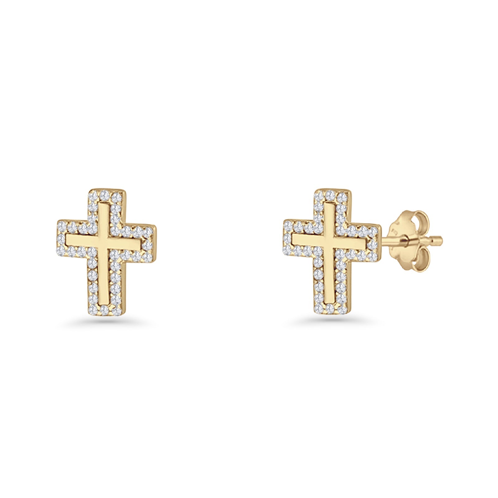 Cross Stud Earrings