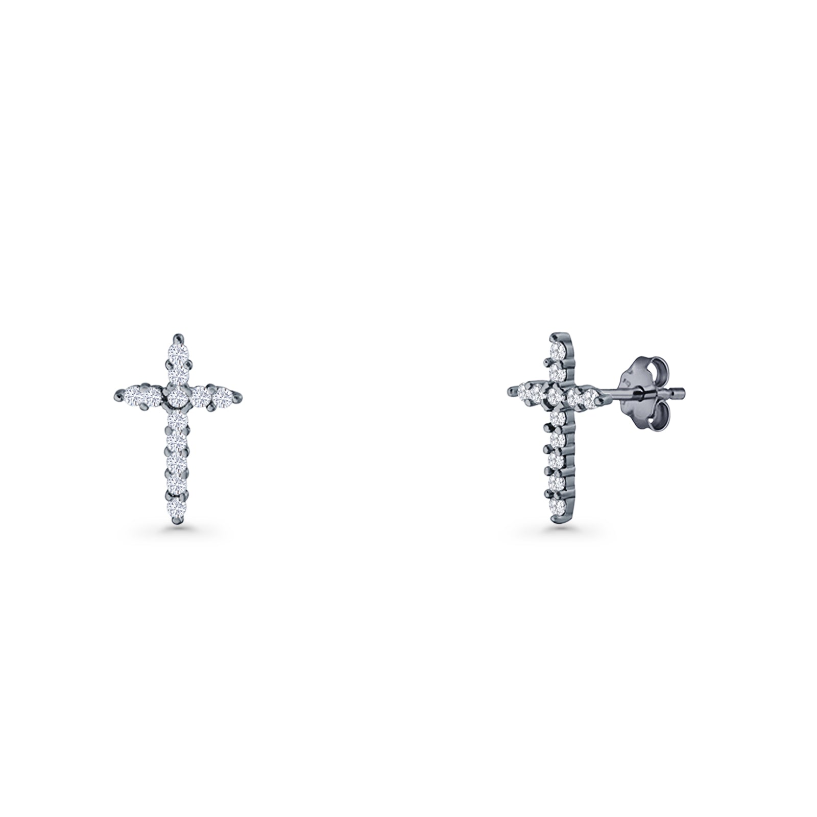 Cross Stud Earrings