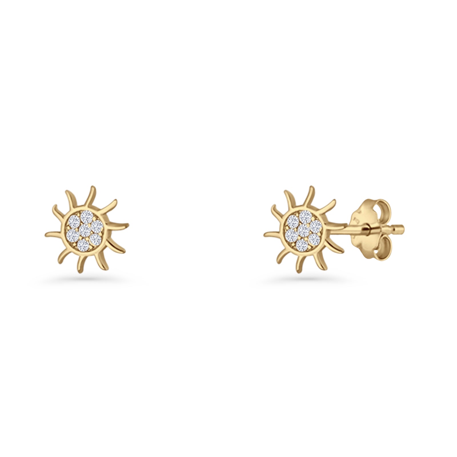 Sun Stud Earrings