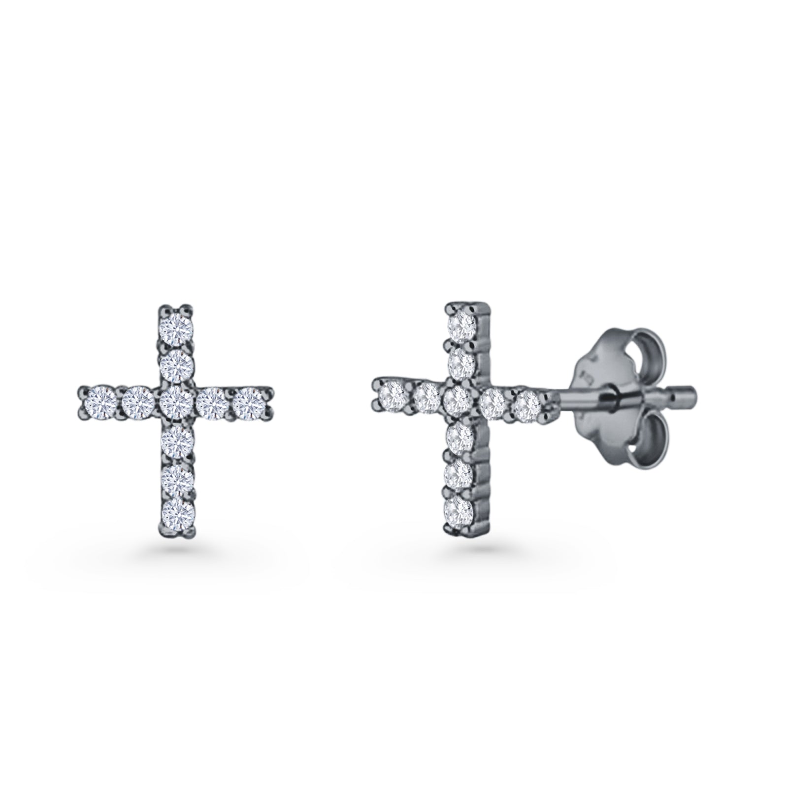 Cross Stud Earrings