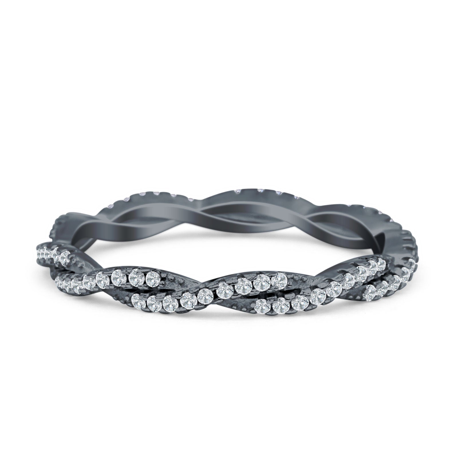 sterling silver eternity ring