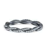 sterling silver eternity ring