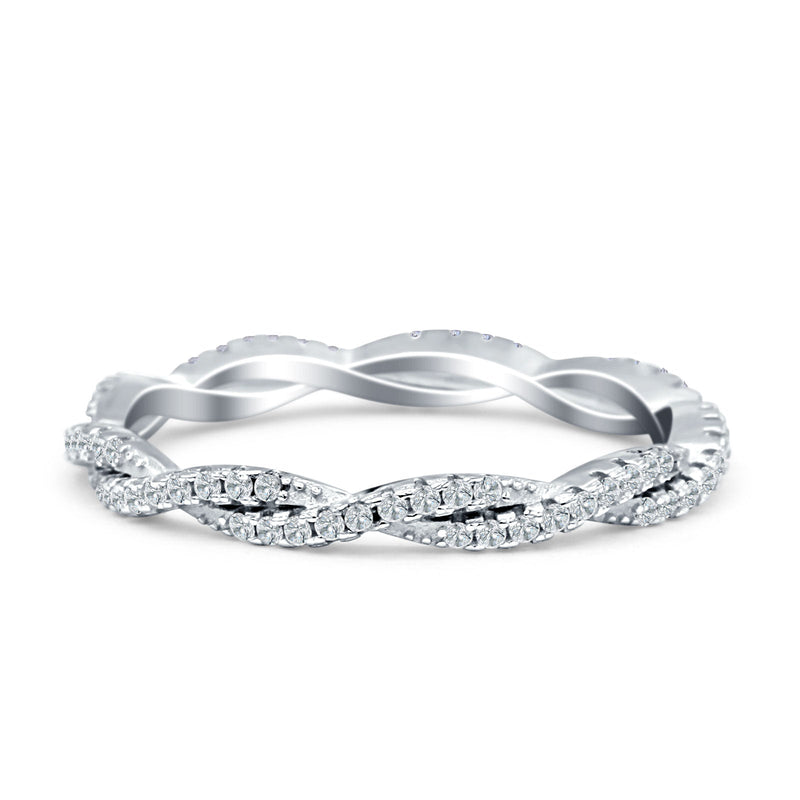 sterling silver eternity ring