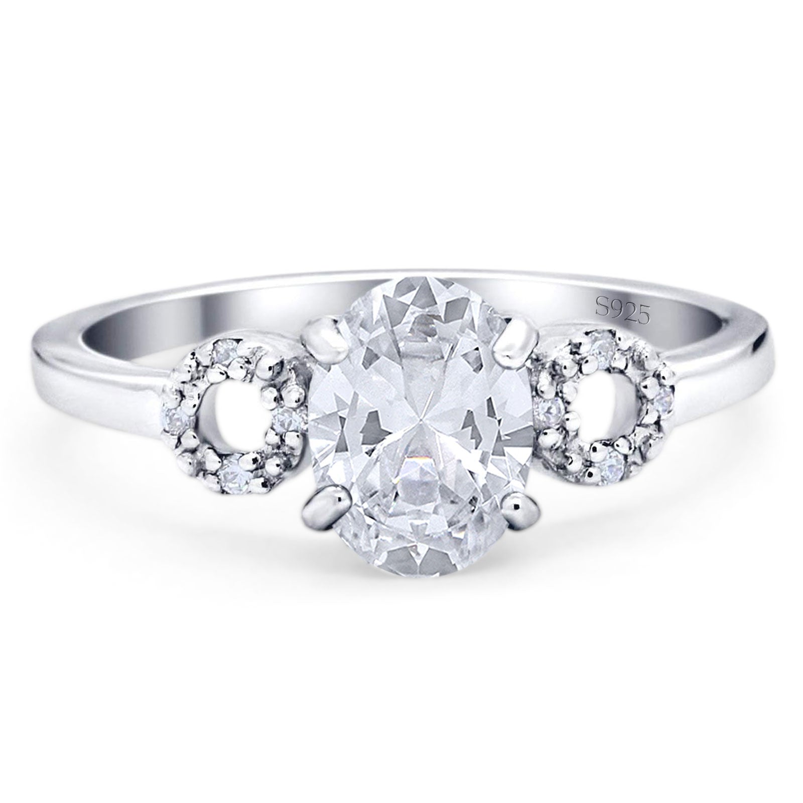 Art Deco Oval Natural Stone Filigree Ring