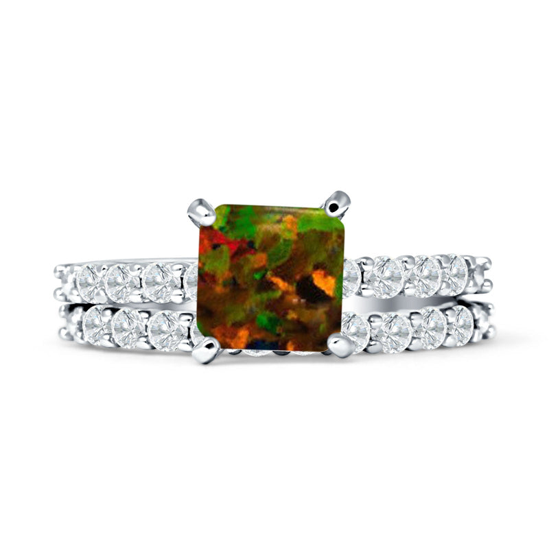 Princess Cut CZ Stackable Ring