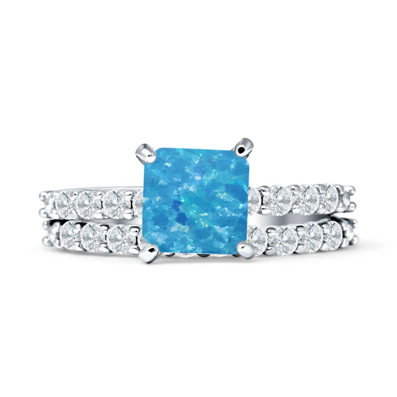 Princess Cut CZ Stackable Ring