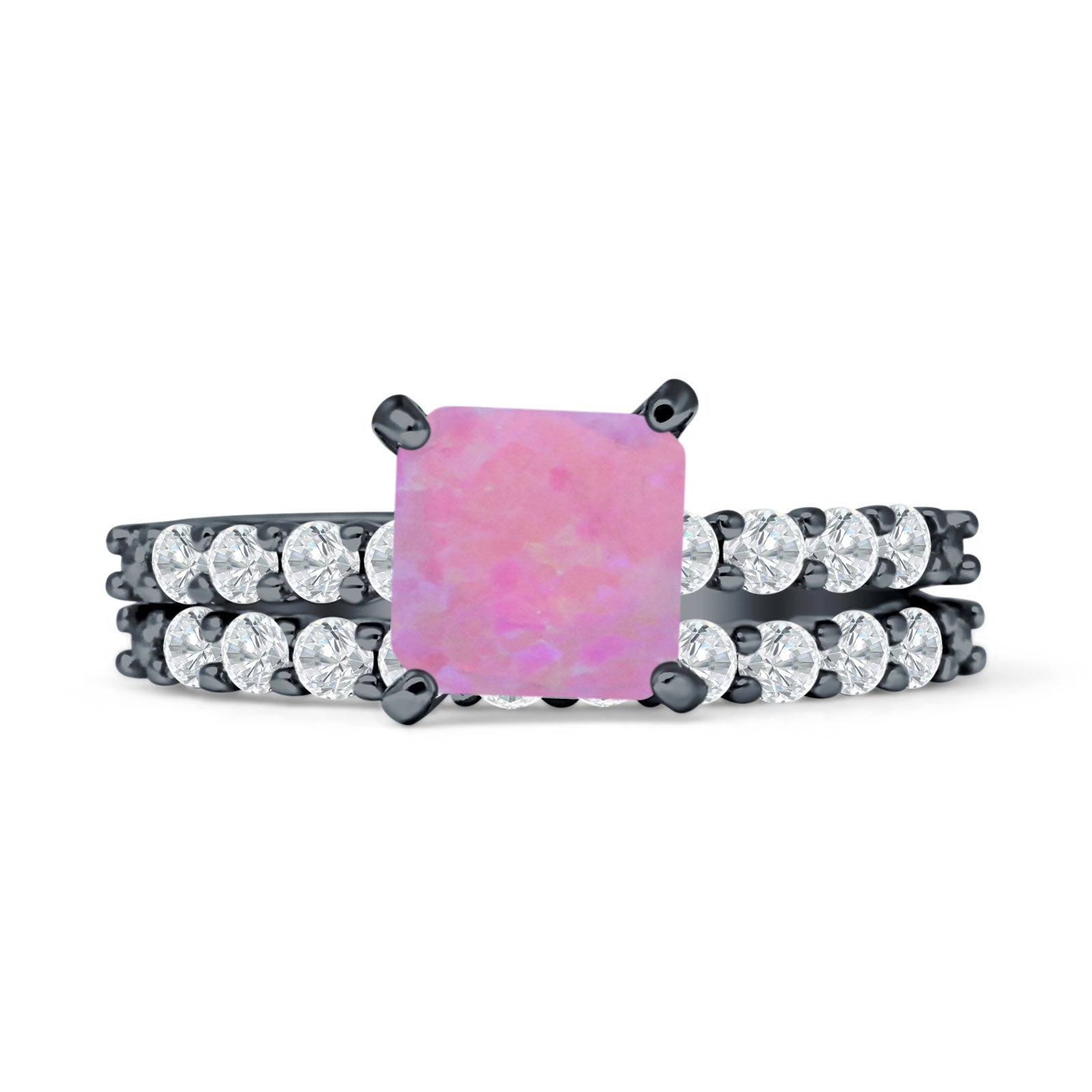 Princess Cut CZ Stackable Ring