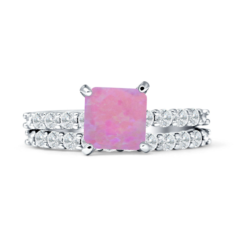 Princess Cut CZ Stackable Ring