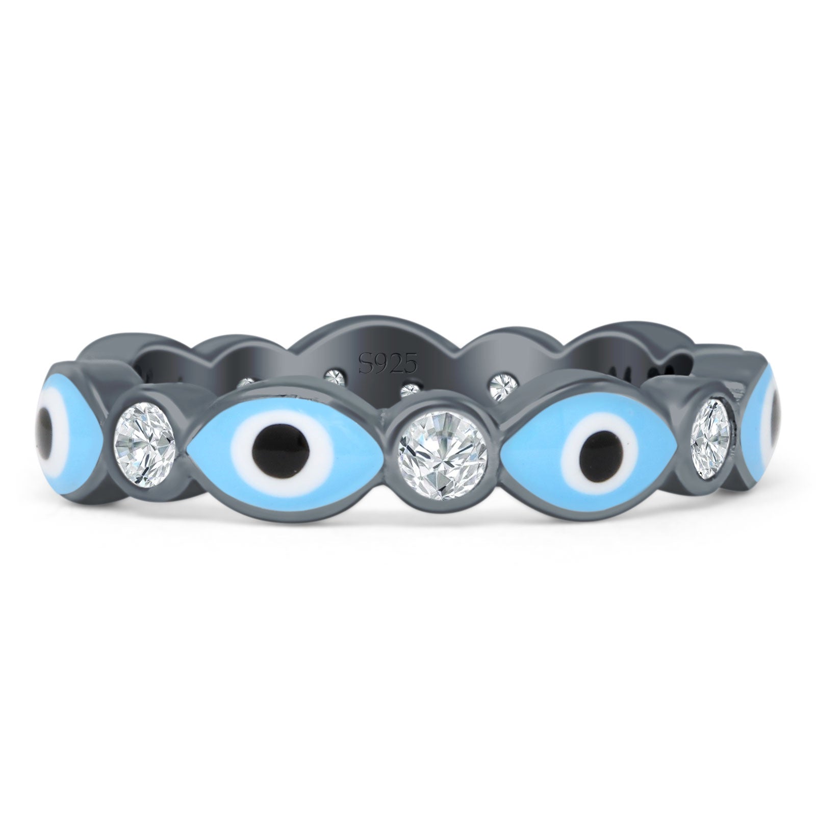 Good Luck Evil Eye Ring