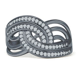 Crossover Stackable Ring