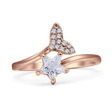 Whale Tail & Star Ring