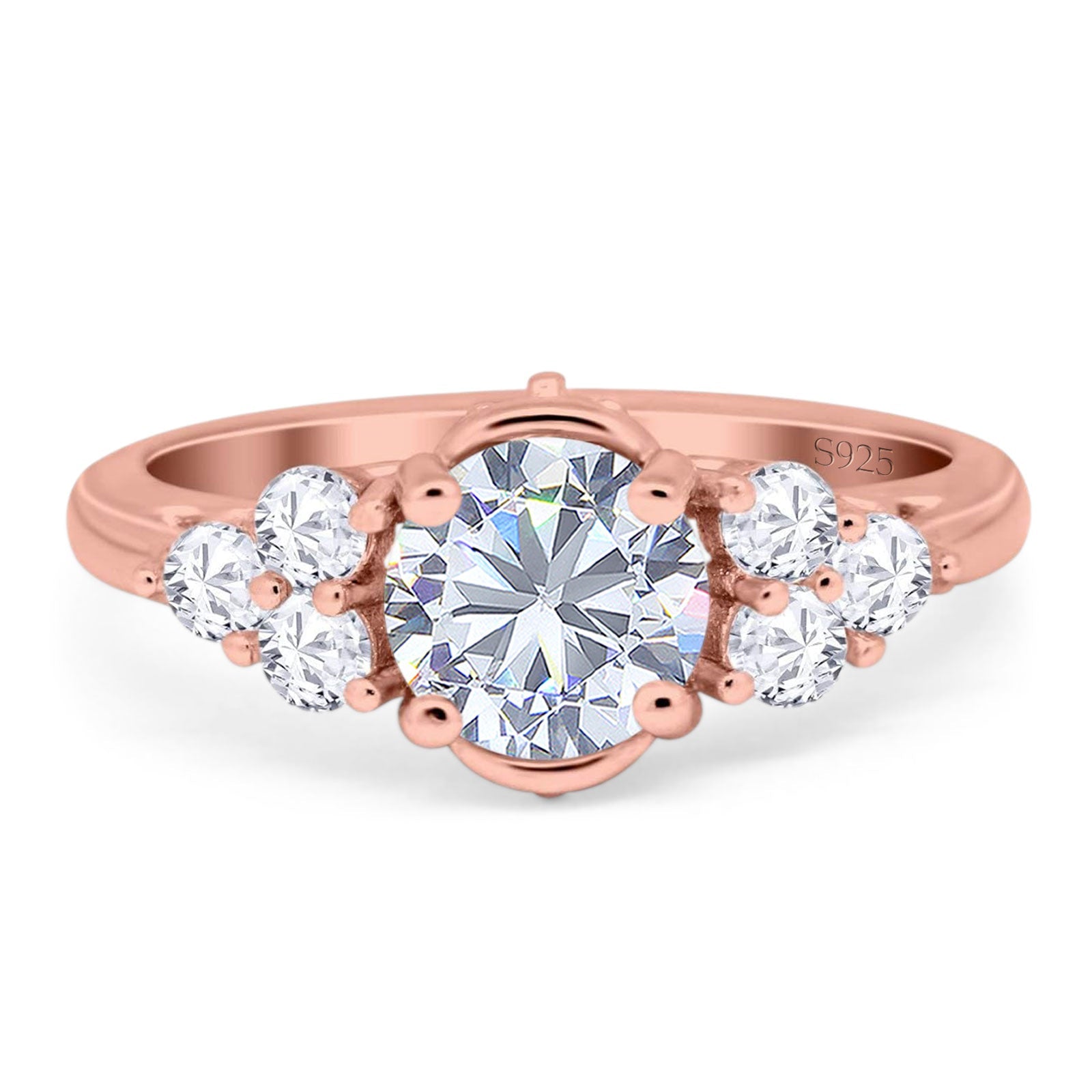 Vintage Style Round Natural Stone Filigree Ring