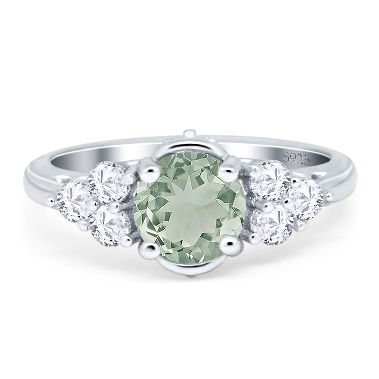Vintage Style Round Natural Stone Filigree Ring
