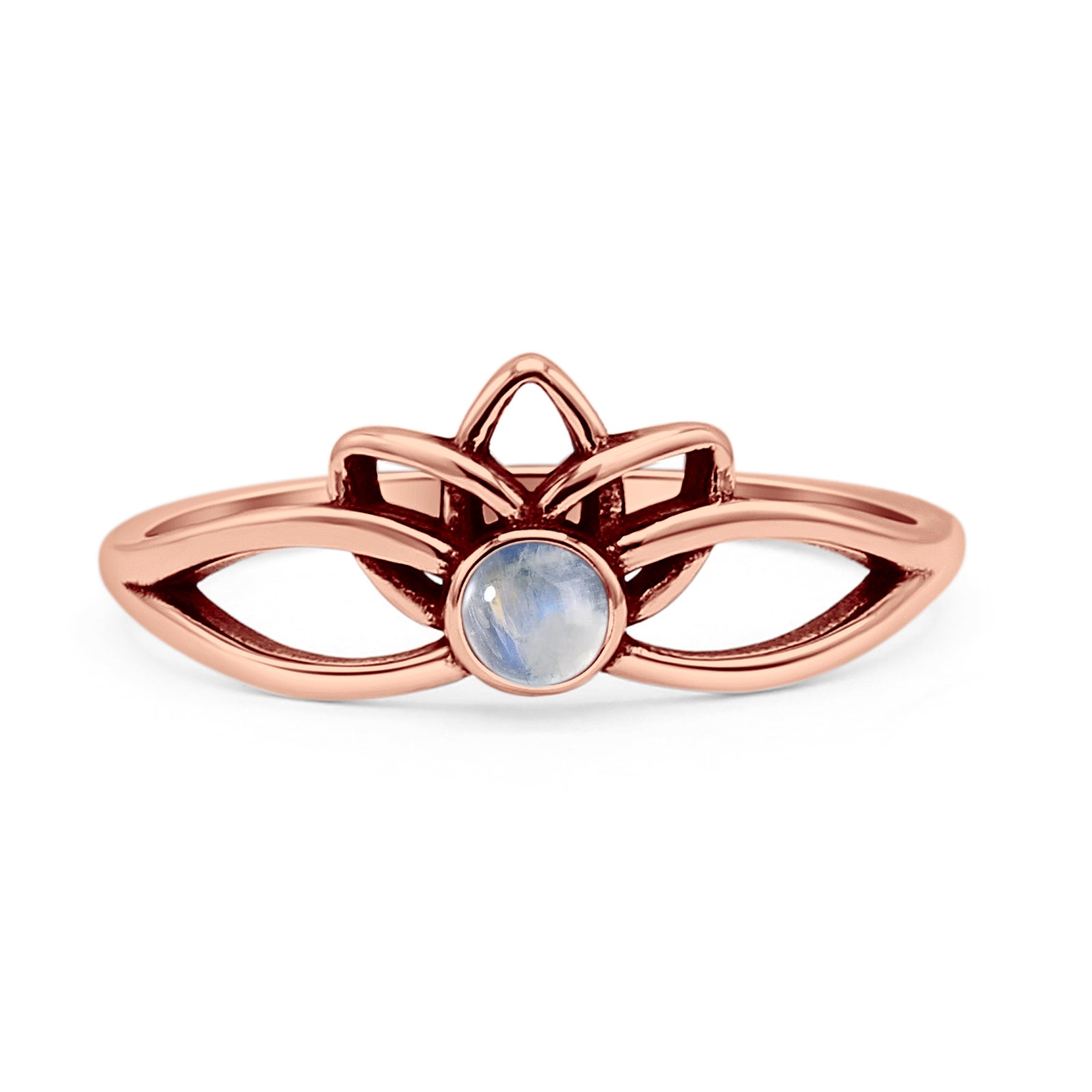 Oxidized Lotus Ring