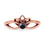 Oxidized Lotus Ring