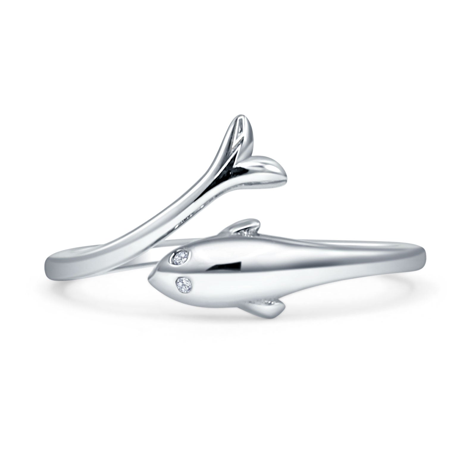 Dolphin Wrap Ring
