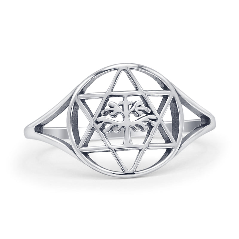 Star Od David & Tree Ring
