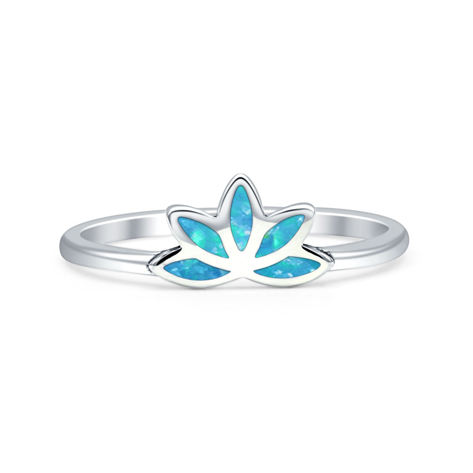 Oxidized Lotus Ring