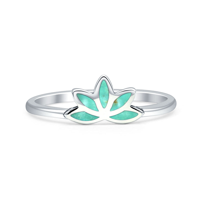 Oxidized Lotus Ring