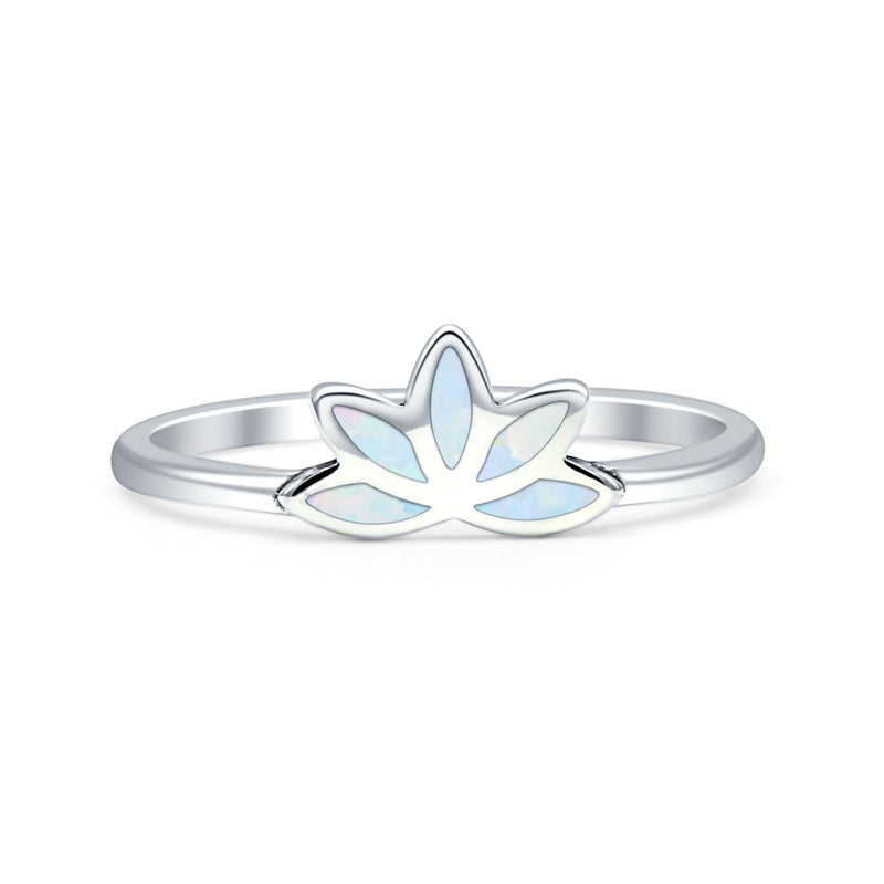 Oxidized Lotus Ring