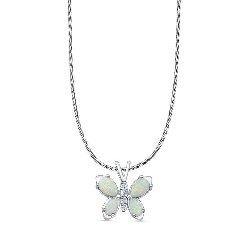Butterfly Pendant Necklace