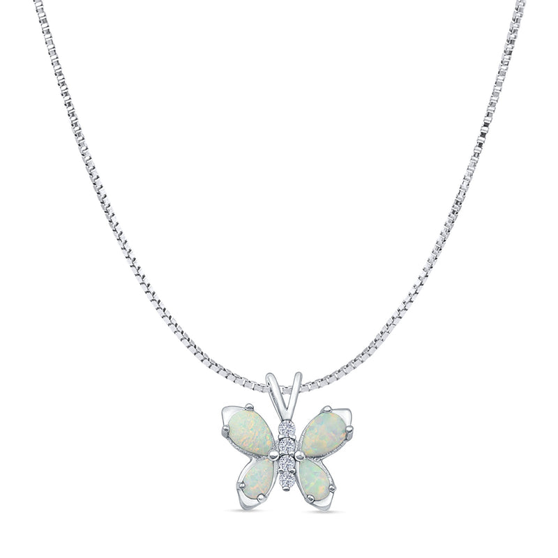 Butterfly Pendant Necklace