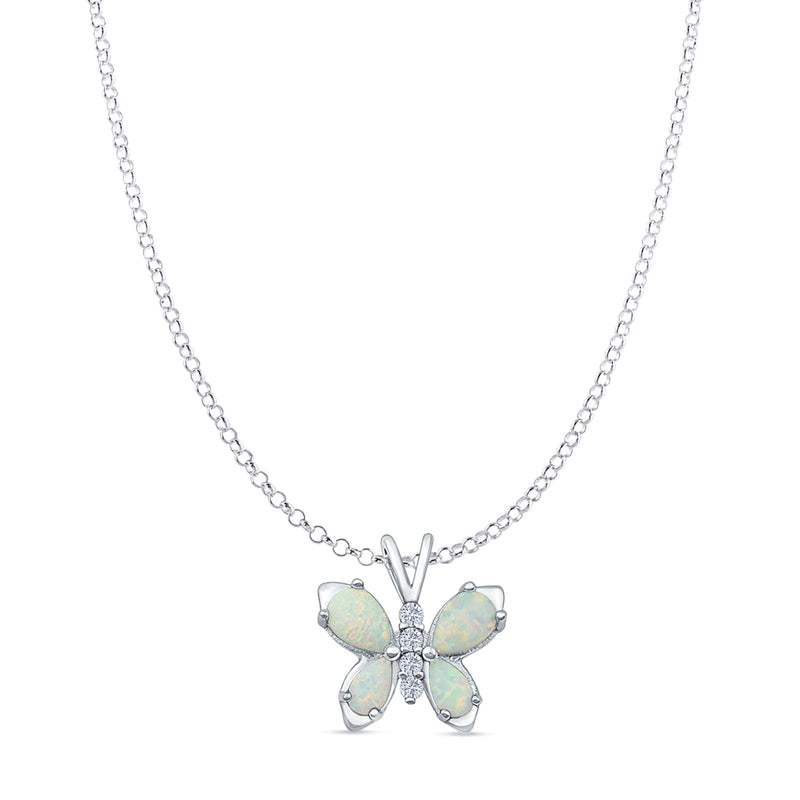 Butterfly Pendant Necklace