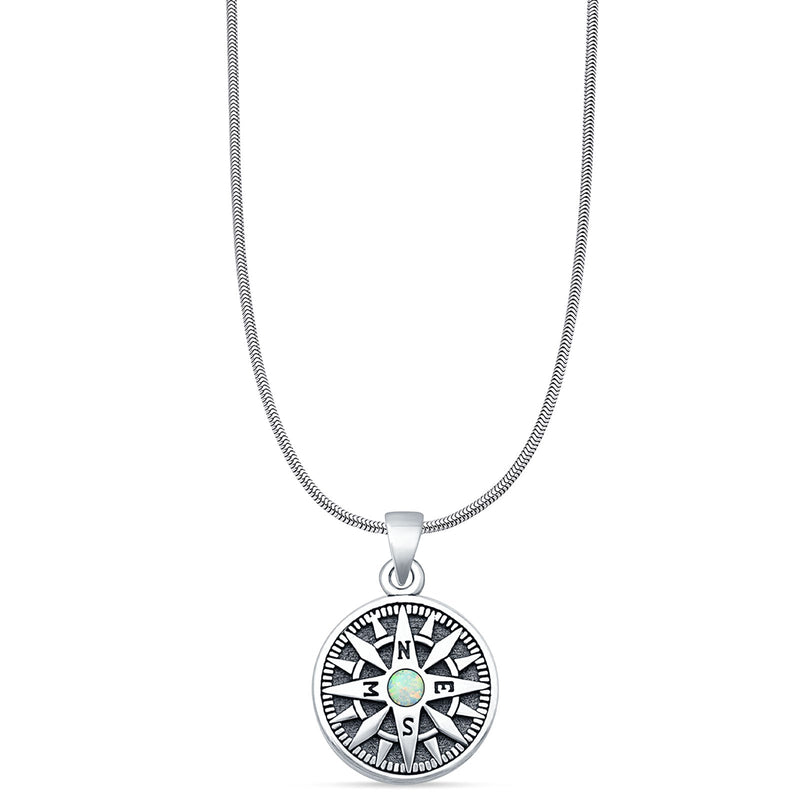 Compass Pendant Necklace