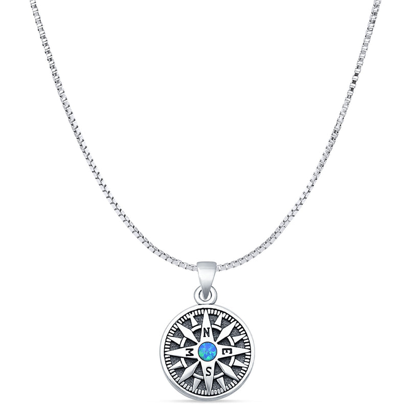Compass Pendant Necklace