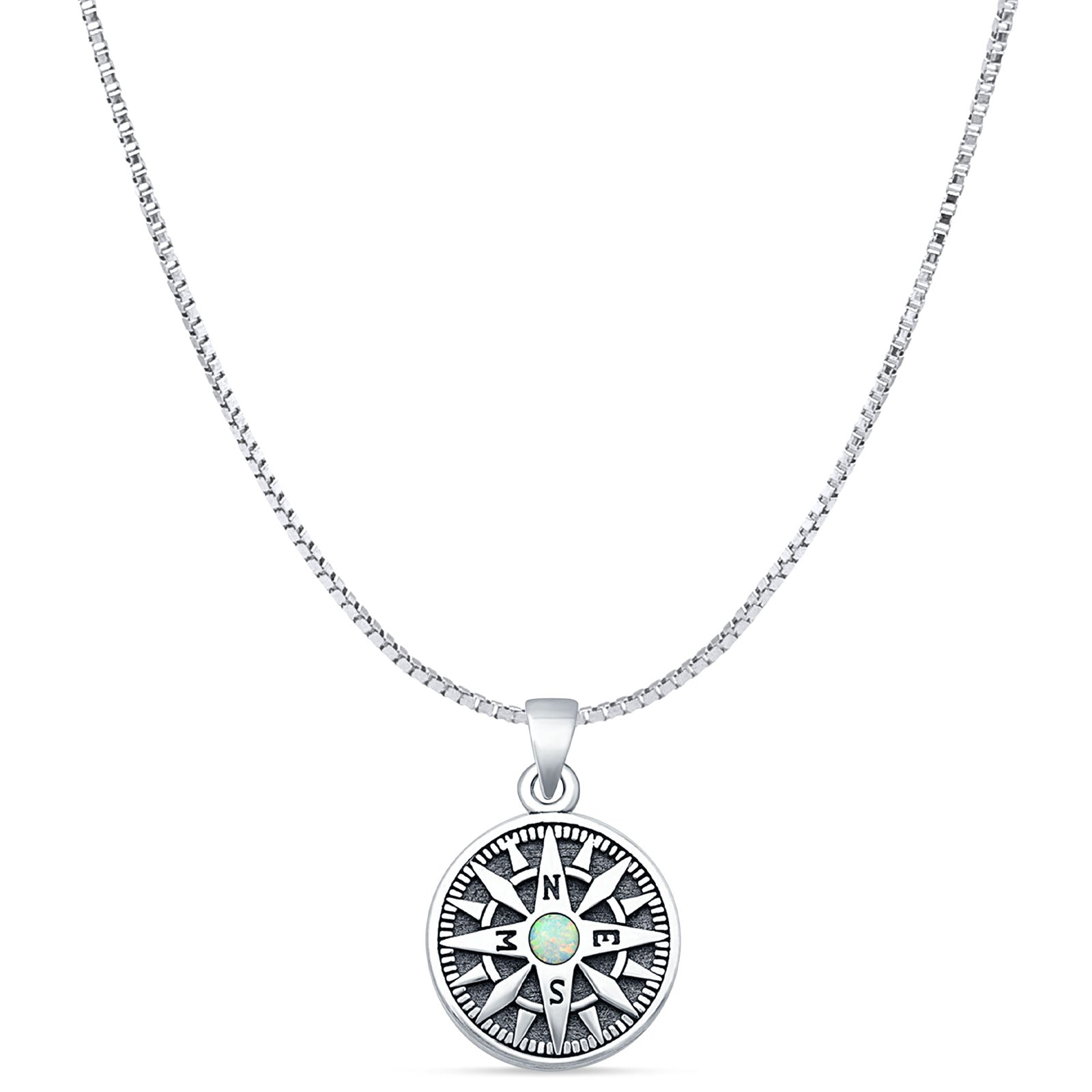 Compass Pendant Necklace