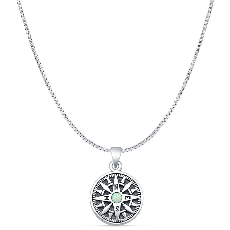 Compass Pendant Necklace