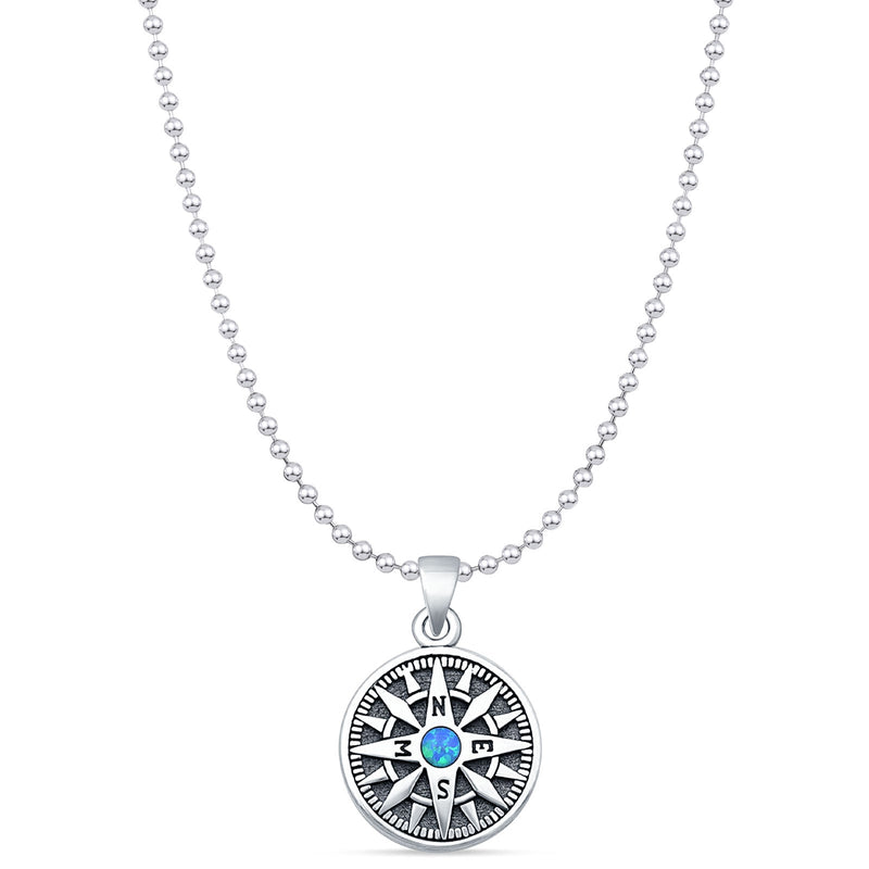 Compass Pendant Necklace