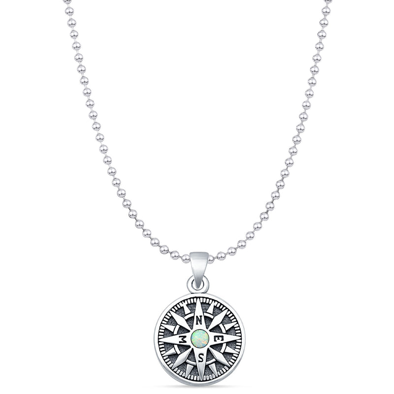Compass Pendant Necklace