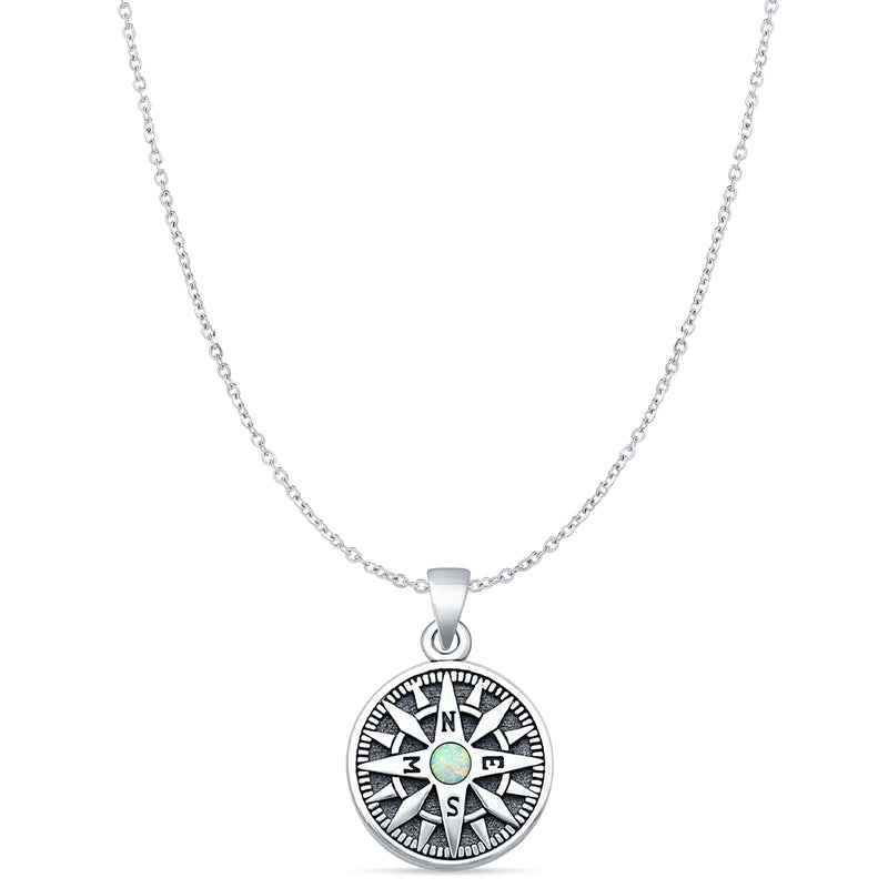 Compass Pendant Necklace