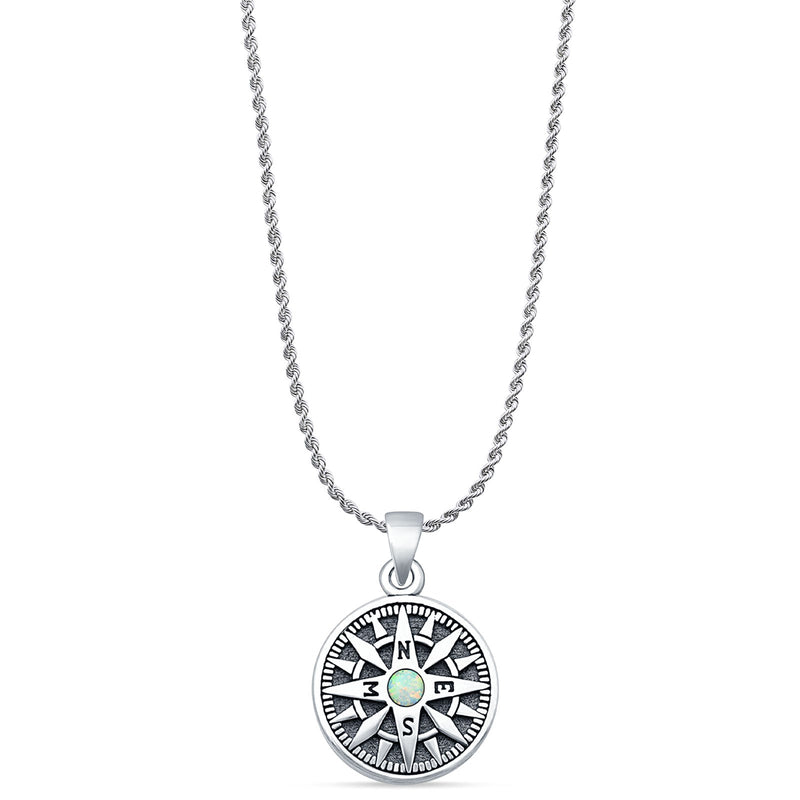 Compass Pendant Necklace