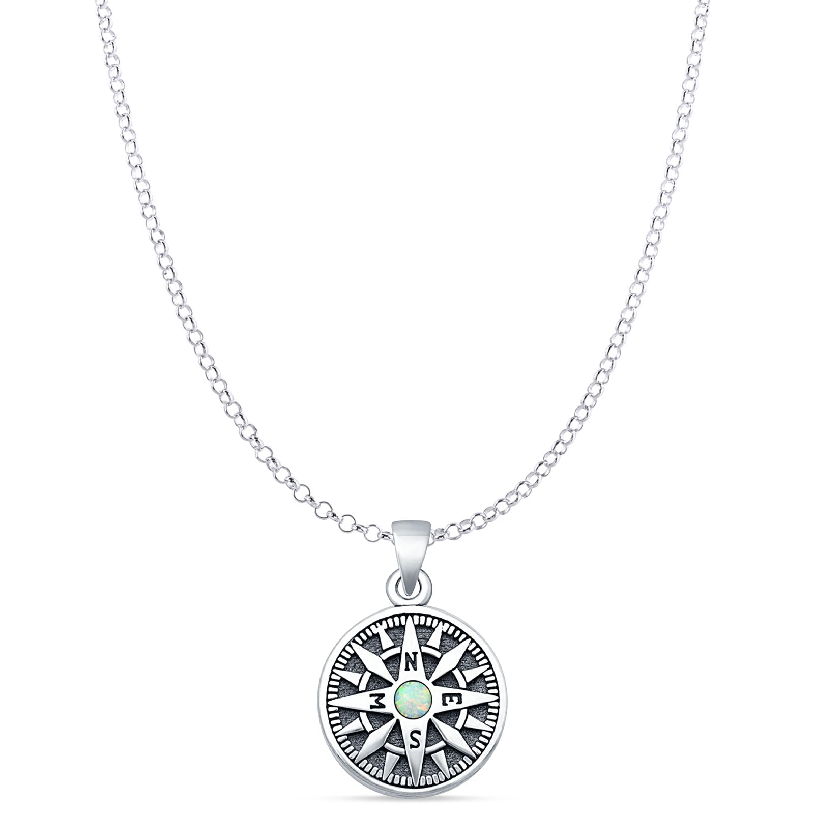 Compass Pendant Necklace