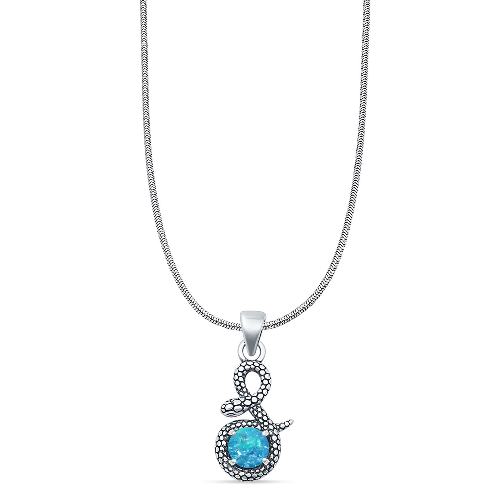 Snake Pendant Necklace