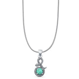Snake Pendant Necklace