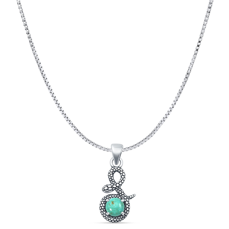 Snake Pendant Necklace