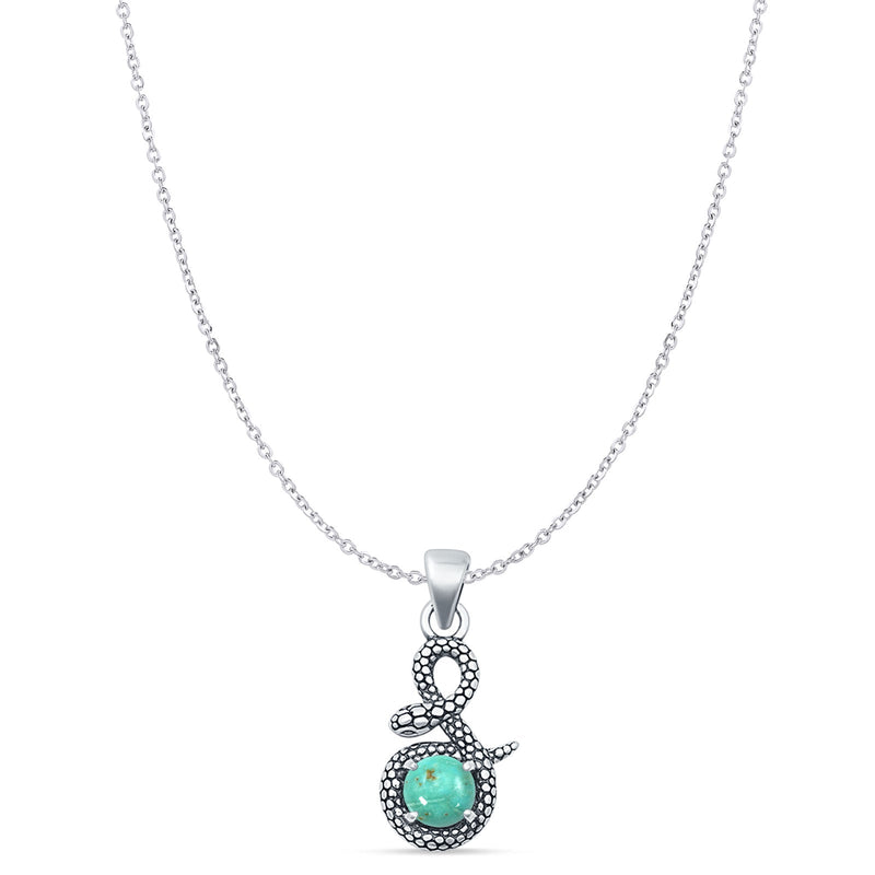 Snake Pendant Necklace