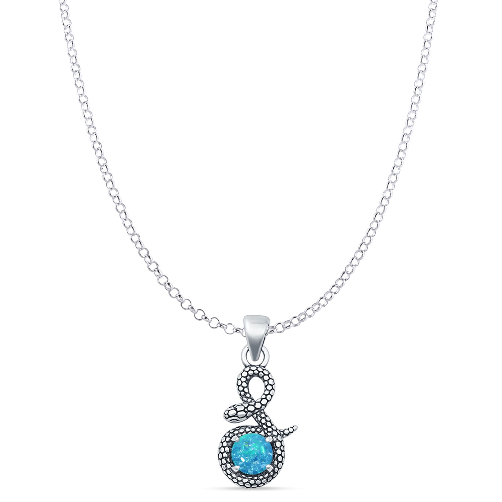 Snake Pendant Necklace